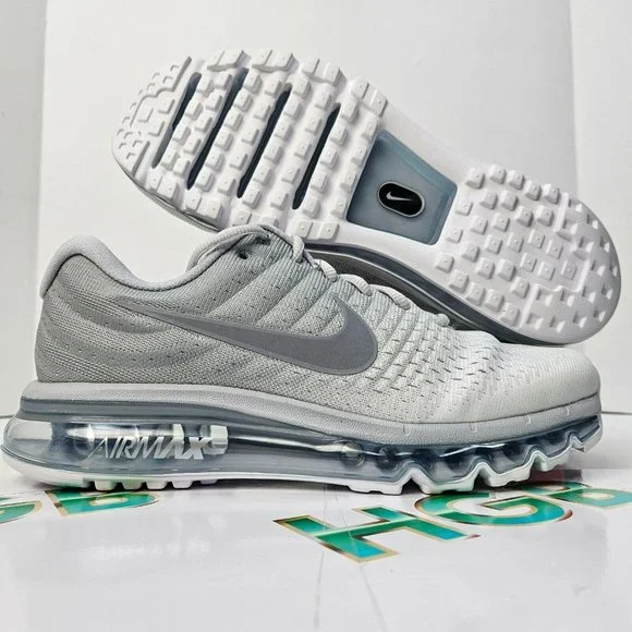 Nike Air Max 2017 Men's Pure Platinum Wolf Grey-White 849559-009 - Picture 1 of 9
